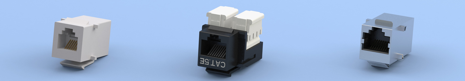 LINE CORD COUPLERS &amp; KEYSTONE JACKS
