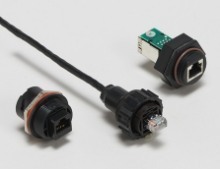 круглые разъёмы RJ45 TE Connectivity